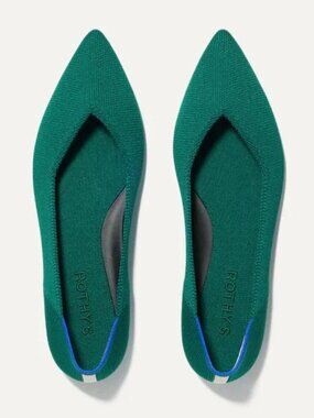 Rothy’s Emerald Green The Point II Flats